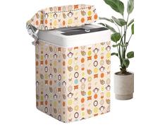 Washing Machine Cover, Waterproof Appliance Protector, Zipper Closure Shield, Durable Dustproof Material, All-Season Weather Resistance, Dorm Balcony Laundry Room Apartment Home Indoor Outdoor Use