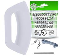 Washing Machine Door Handle in Kit with Original Code C00285747 C00507932 C00287785 482000088470 for Hotpoint for Ariston for Indesit - Warranty 5 Year - ONIX TECH