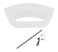 Washing Machine Door Handle Kit for Hotpoint Futura - White Plastic Lever Replacement - Fits WMXTF942PUKR WMXTF942PUK WMFUG863PUK WMFUG942PUK - Replaces C00507932 C00285747