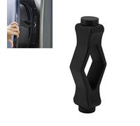 Washing Machine Door Prop, Front Load Washer Door Prop Holder Mouth Shape Strong Magnet Front Load Stopper for Home Drying Laundry Room (Black)