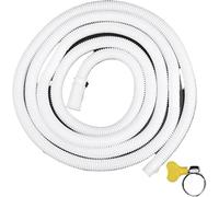 Washing Machine Drain Hose 0.5/1/2/3M Washing Machine Draining Hoses Bendable Plastic Tube Faucet Extension Plumbing Hoses Air Conditioner Drain Hoses(2M)