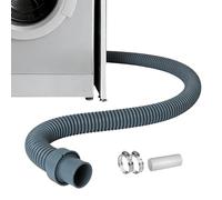 Washing Machine Drain Hose | 1 Meter Discharge Pipe Kit - with Clamp and Connector Flexible Washing Machine Hose Extension,for Dishwasher Sink Cleaner Heater Dehumidifier Home Dorm Apartment