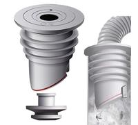 Washing Machine Drain Hose Seal, Silicone Drain Pipe Cover, Floor Drain Stop, Sewer Backflow Prevention for Washing Machine, Anti-Odour Sealing Ring, Piping Cap Laundry, A