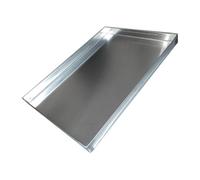Washing Machine Drain Pan, Stainless Steel Compact Washer Drip Tray, Crack-Proof Floor Protector for Dryers and Dishwashers