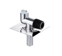 Washing Machine Drain Pipe Tee Floor Drain Joint, 304 Stainless Steel + ABS, 124x90mm Grey, Quick High-Speed Drainage, Secure Sealing Anti-Backflow for Laundry Room Shower Basement(3)