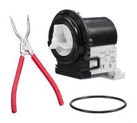 Washing Machine Drain Pump Replacement with Spring Tool for LG & For Kenmore, 4681EA2001T Motor Assembly, 120V-127V, 45L/min Flow, For Easy Install Kit for Washer Repair