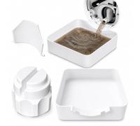 Washing Machine Drain Tray,Washer Drain Pan for Front Load Washers,3Pcs Set