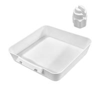Washing Machine Drainage Tray, Universal 2pcs Front-Load Leak-Proof Waterproof Heavy Duty Guide Easy Install Under Drain Filter For Washer, Dryer And Laundry Room（Water Tray + Lid Opener）