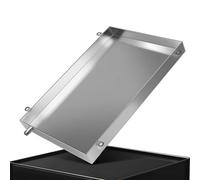 Washing Machine Drip Tray， 304 Stainless Steel HVAC Condensate Drip Tray with Hose, Multiple Sizes(30x110cm(12x43in))
