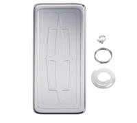Washing Machine Drip Tray， Air Conditioner Drip Tray 0.8mm Stainless Steel Multiple Sizes(84x39cm/33x15in)
