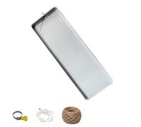 Washing Machine Drip Tray， Galvanized AC Drip Pan Universal For Indoor And Central 24-71in(131x24cm/52x9in)