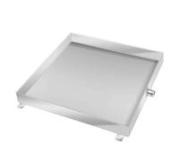 Washing Machine Drip Tray， Stainless Steel Condensate Drain Pan Drip Tray 20x20 24x24 In For Window Ac(500 x 500 mm/20'' x 20'')