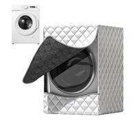Washing Machine & Dryer Covers - Dustproof Protector with Zipper, Front Loader Washing Machine Cover - for Top Loading Appliances, Home, Bathroom, Balconies Outdoor