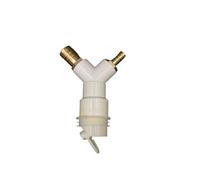 Washing machine dryer drainage tee adapter four-way pipe fitting with anti-odor check valve(B)