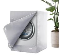 Washing Machine Dust Cover - 3-Sided Waterproof UV Resistant for Front Loading Dryer, Heavy Oxford Fabric Protection, Dustproof Device Cover | for Home Laundry Room