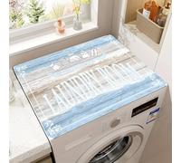Washing Machine Dust Cover Pad,Non-Slip Washer And Dryer Covers For The Top,Washer Or Dryer Top Protector Mat,Dust Proof Quick Drying Topper Pad For Laundry,Kitchen,Home Decor (Color 4,40 x50 cm)