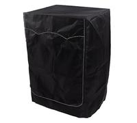 Washing Machine Dust Cover, Waterproof Black Aging-Resistant Oxford Cloth Dustproof Front Load Washing Machine Cover for Home (63 x 68 x 100 cm)