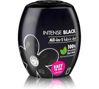 Washing Machine Dye Pod Intense Black Permanent Dyes-Up Fabric Powder 350gClothes Soft Furnishings Jeans Towel All-in-1 Formula SK INFINITY