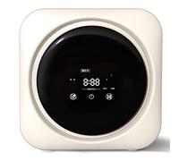 Washing Machine Electric Clothes Dryer Underwear 3.5l Wall-Mounted, and Dryer, Compact Wall Mounted Washer, Multiple Programs, Silent Operation, Led Touch Con