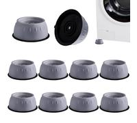 Washing Machine Feet Pad, Pack of 10 Anti-Vibration Washing Machine, Vibration Damper Washing Machine, Universal Washing Machine Rubber Foot Pads, Vibration Damper Foot Pads for Dryer, Table, 8 cm