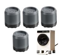 Washing Machine Feet Pads - 4Pc's Anti Vibration Mat, Non-Slip Shock Absorber Rubber Pads for Washing Machine, Dryer, Dishwasher & Furniture Stability