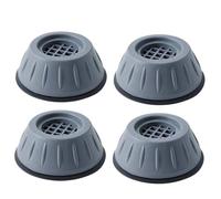 Washing Machine Feet Pads, Washer Anti Vibration Feet Pads Waterproof Slipstop Skid Raiser Dampers 6-8cm Round 3.5cmH