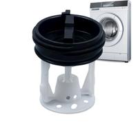 Washing Machine Filter Plug - Drainage Pump Cover Cap, Laundry Repair Stopper, Replacement Part Water Seal Protector, Leakproof Drain Accessory | Fluff Trap Cover for Washer Prevent Overflow