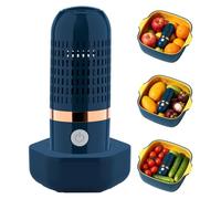 Washing Machine Fruits and Vegetables, Wireless Purification, Waterproof and Rechargeable - Household Food Purifier for Kitchen - for Rice Meat Seafood Salad, Meal Preparation