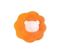 Washing Machine Hair Remover Cleaner Sweater Dog Measuring Tools And Cooking Scales Pet Vacuum Pellet Rollers High-Efficiency Cleaning(Orange 1pc)