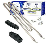 Washing Machine Heating Element Resistance 2100W 230V with Original Code 6260482 6260483 6260485 for Miele - Warranty 10 Years - MONTERAL