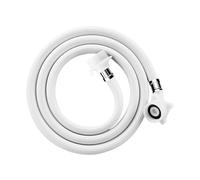 Washing Machine Hose, Burst Proof Washer Hose, Water Inlet Connection Pipe, with Built-in Safety Valve, Easy to Maintain, White, for Laundry Room, Bathroom, Hotel, Apartment, Dorm, Home