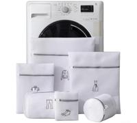 Washing Machine Laundry Bag Set, For Washing Machine Thickened Double Layer Mesh Concealed Zipper For Load Safety(B)