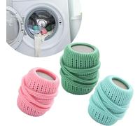 Washing Machine Laundry Ball New Fabric Softener Ball Dispenser for Washer Reusable Lint Remover Anti Winding Soft Cleaning Ball Natural Detergent Alternative for All Kinds of Clothes (3PCS)
