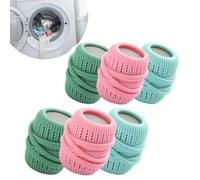 Washing Machine Laundry Ball New Fabric Softener Ball Dispenser for Washer Reusable Lint Remover Anti Winding Soft Cleaning Ball Natural Detergent Alternative for All Kinds of Clothes (6PCS)