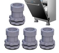 Washing Machine Level - 4 Pieces Vibration Damping Pads with Tank Heavy Handle, Support Feet for Washing Machine, Leveler Anti-Vibration Pads for Noise Reduction, Stability Bases of the Device