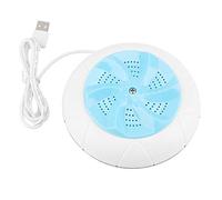 Washing Machine Mini Ultrasonic Laundry Turbine Washer Cleaner Portable Multifunctional Wash Tool Clothes Cleaning Tool for Travel Children's Laundry(Blue)