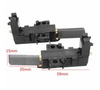 Washing Machine Motor Carbon Brushes fit HOOVER DYNAMIC NEXT 1400 (Pack of 2)