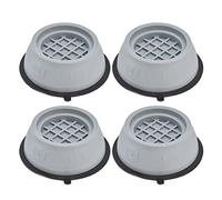 Washing Machine Pad Shockproof Noise Cancelling Anti Slip Washer Foot Cushion for Washing Machine Refrigerator Dryer ABS Material 4pcs (Small trumpet direct 8CM)