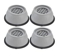 Washing Machine Pad Shockproof Noise Cancelling Washer Foot Cushion Multi Purpose Vibration Absorbing Anti Slip Support Pad for Washing Machine Refrigerator ABS Material 4pcs (Large diameter 9CM)