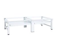 Washing Machine Pedestal Stand Holder Raiser Dryer Pedestal Stand White vidaXL