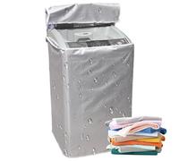 Washing Machine Protective Cover, Size S-XL, Dustproof Protective Cover, 220G Waterproof Polyester Silver Coated Fabric, Solar Dust Protection For Dryer Po