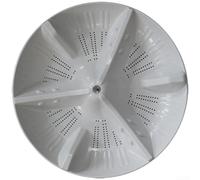 Washing Machine Pulsator Replacement for Panasonic XQB75-H711U and XQB70-H710U, 37.5cm Diameter with 11 Teeth, White Plastic Impeller Disc with Screws for Easy