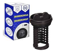 Washing Machine Pump Filter 108 x Ø 68 mm with the Original Code 383EER2001A 383EER2001F 5230EN3002A 5230EN3003A AGM75510601 for LG - Warranty 10 Years - MONTERAL