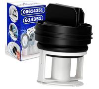 Washing Machine Pump Filter 74 x Ø 52 mm with Original Code 00614351 614351 for Bosch for Balay for Constructa for Siemens for Neff - Warranty 10 Years - MONTERAL