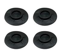 Washing Machine Shakeproof Pad DZS ELEC 4PCS Black Rubber Anti Vibration Washer Pads for Prevent Washer and Dryer from Walking and Reduce Noise Fits All Models, Washer Dryer Machine Stabilizer