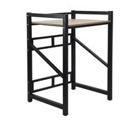 Washing machine shelf, Over toilet storage rack, Adjustable iron | Fits over most washing machines and dryers, with adjustable height and two handy shelves for laundry essentials. 1