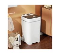 Washing Machine Small, Household Washing Machine Large Capacity Mini And Small Semi-automatic Rental Option Portable Easy To Operate,for Underwear, Travel, Dorm and RV(White)