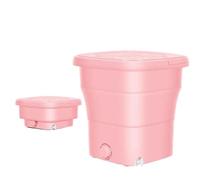 Washing Machine Small, Multi Functional Portable Folding Washing Machine, Safe And Easy To Store, Dormitory Small,for Underwear, Travel, Dorm and RV(Girl powder)