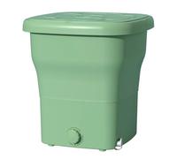 Washing Machine Small, Multi Functional Portable Folding Washing Machine, Safe And Easy To Store, Dormitory Small,for Underwear, Travel, Dorm and RV(Fresh green)