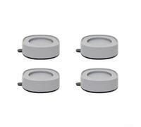 Washing Machine Stabiliser Pads Non-Slip Rubber Feet Set(Grey) | Protects floors from scratches, stops movement, large suction chassis, safe for wood tiles